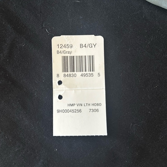 Coach Hampton Vintage Leather Hobo Large Brass Grey with Wallet!! - Picture 8 of 16